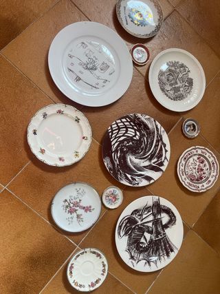 Set di piatti decorativi vintage