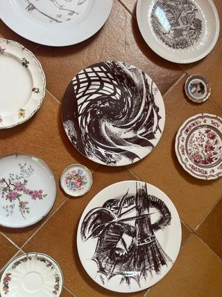 Set di piatti decorativi vintage