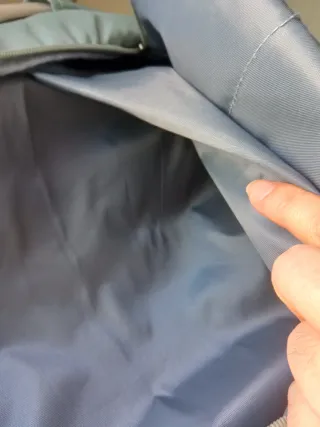 Mochila Wame verde y beige