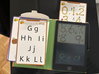 Tableta escritura LCD Lupilu con fichas