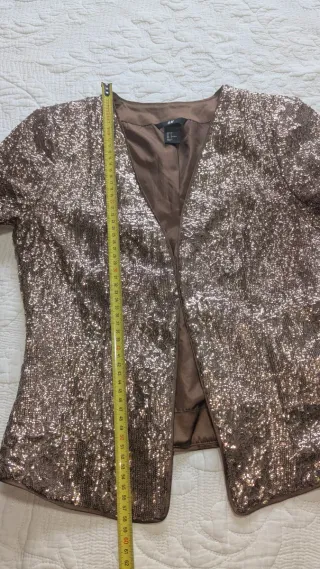 Blazer lentejuelas fiesta Navidad