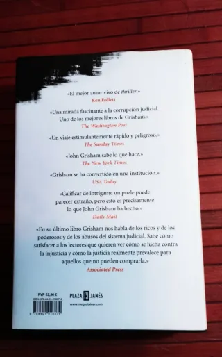 Novela : "El soborno" (EXITOS), de John Grisham