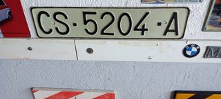 Matrícula antigua CS-5204-A Castellón