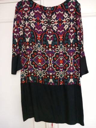 Vestido estampado multicolor