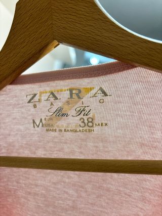 Camiseta Zara Hello Kitty Rosa Talla M