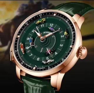 Reloj PINDU Hombre Correa Piel Verde