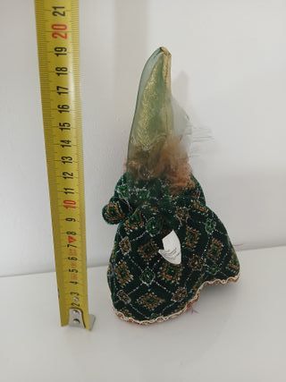 Bambola Ceramica Porcellana 20cm Vintage