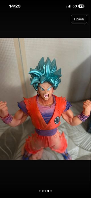 Goku Kaioken Blu Blood of Saiyans Banpresto