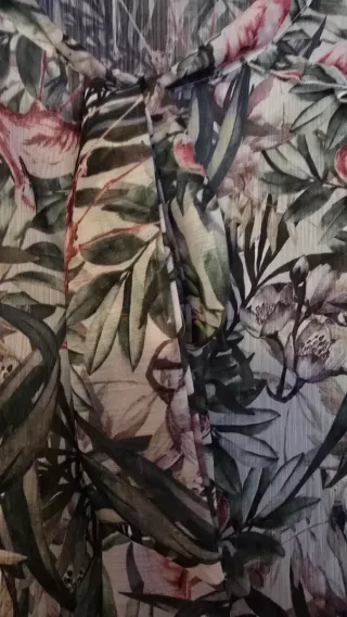 Blusa REBEKA ROSS verde y rosa