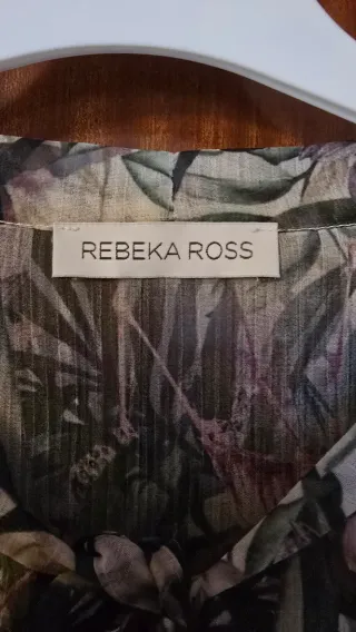 Blusa REBEKA ROSS verde y rosa