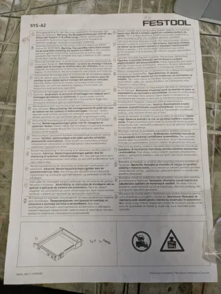 Festool SYS-AZ 10 Gavetas Systainer