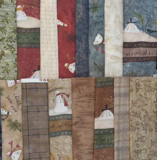 15 tessuti americani coordinati country Natale