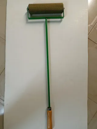 Rodillo para cemento.