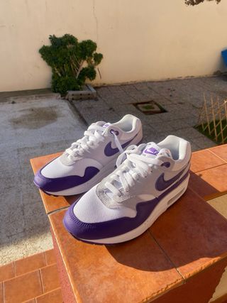 Nike Air Max 1 SC Morado Blanco