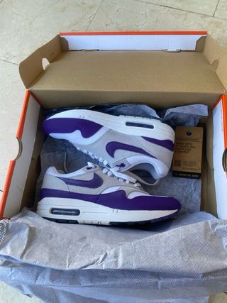 Nike Air Max 1 SC Morado Blanco