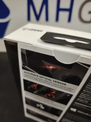 Ratón MSI Clutch GM08 Negro PRECINTADO