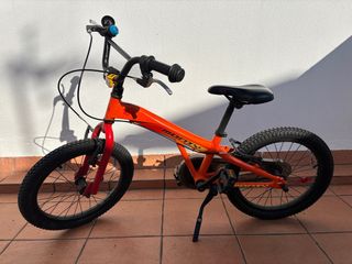 Bicicleta para niño Monty Naranja