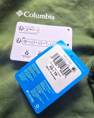 Sudadera Columbia verde talla XS