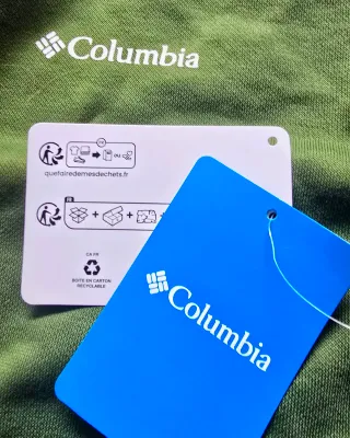 Sudadera Columbia verde talla XS