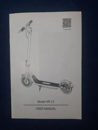 Patinete Eléctrico Negro