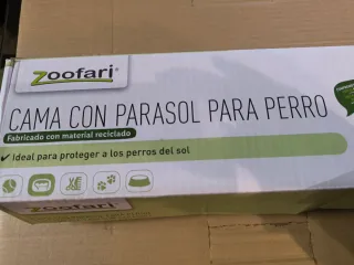 Cama para perro con parasol UV 50+