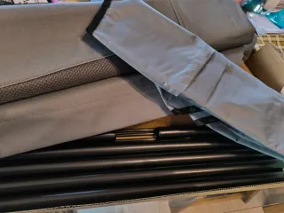 Cama para perro con parasol UV 50+