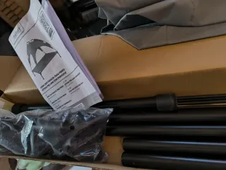 Cama para perro con parasol UV 50+