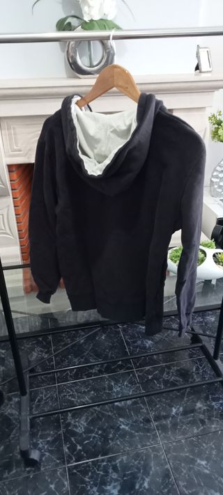 Casaco Teddy Smith Preto com Capuz