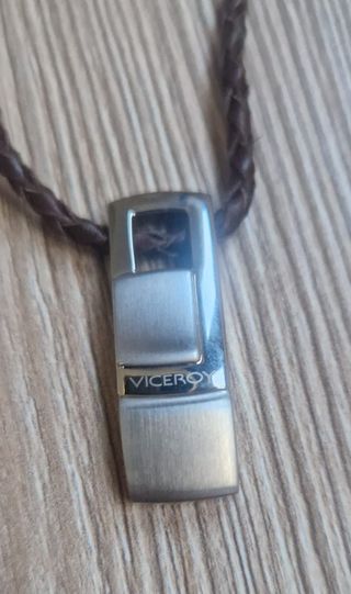 Colgante Viceroy Plata y Marrón