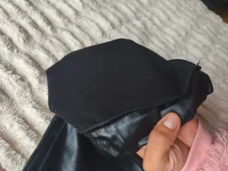 Pantalones/ leggins negros efecto piel