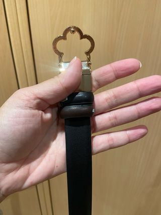 Cinturón reversible hebilla dorada