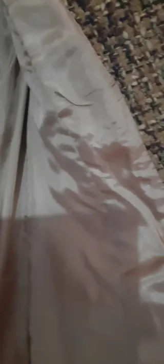 Elegante cappotto tg 40 marrone e beige