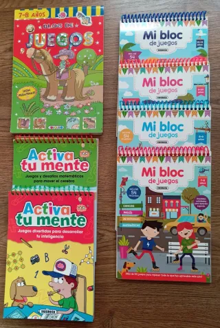 Lote 7 Libros Actividades Infantiles