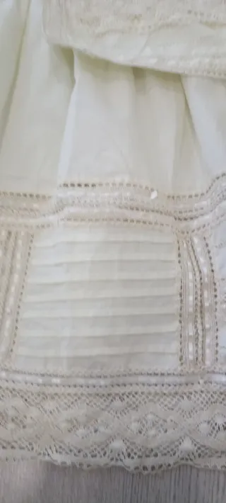 Enagua fallera beige