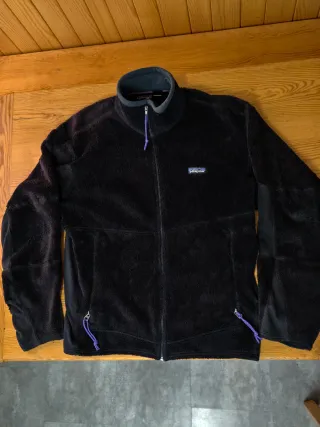 Giubbotto in pile Patagonia nero