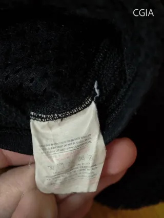 Giubbotto in pile Patagonia nero