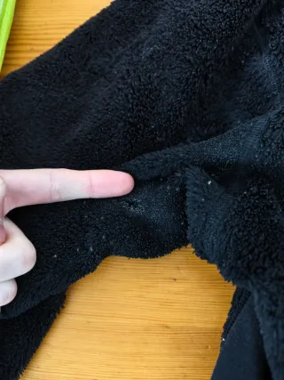 Giubbotto in pile Patagonia nero