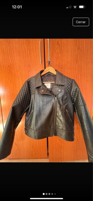 Chaqueta de cuero mujer