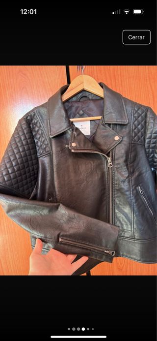 Chaqueta de cuero mujer