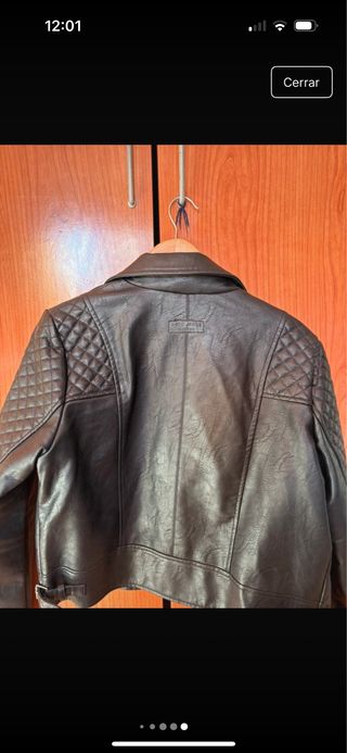 Chaqueta de cuero mujer