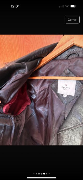 Chaqueta de cuero mujer