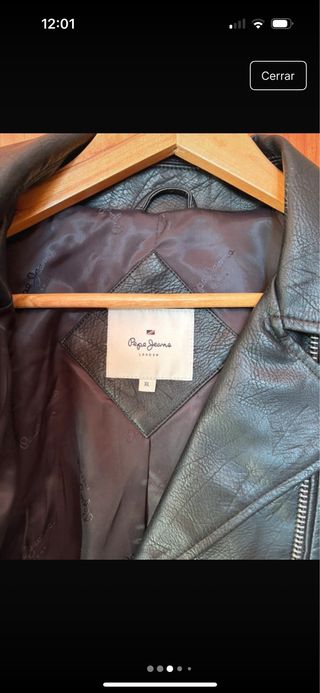 Chaqueta de cuero mujer