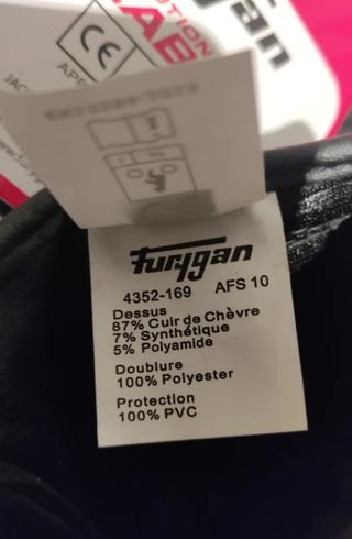 Guantes Moto Furygan Piel 4 Estaciones Talla L