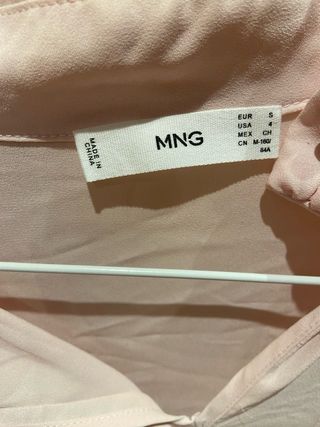 Blusa Mango Rosa Talla s