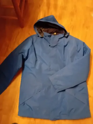 Chaqueta impermeable azul xl