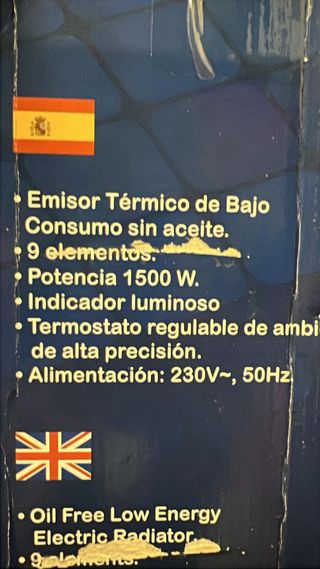 Radiador Orbegozo Blanco Nuevo Precio !