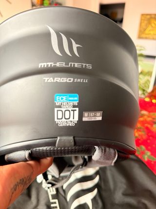 Casco de moto MT Helmets negro