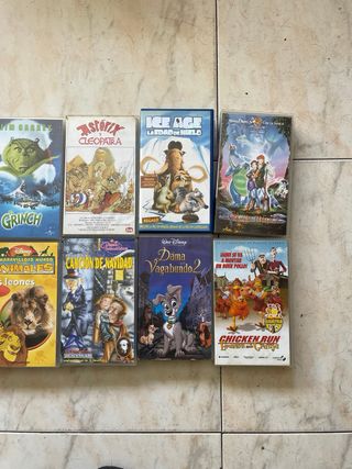 Lote 7 Cintas VHS Películas Varias