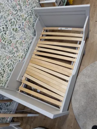 Cama extensible SUNDVIK gris 80x200