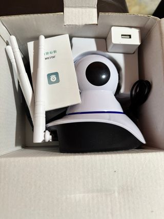 Cámara de seguridad con wifi y visión nocturna